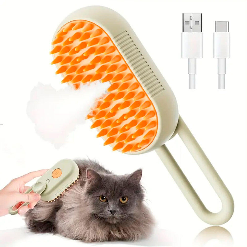 PawLuxe Cepillo Vapor Limpieza Profunda Anti Pulgas